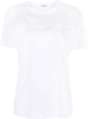Brunello Cucinelli crew-neck cotton T-shirt - White
