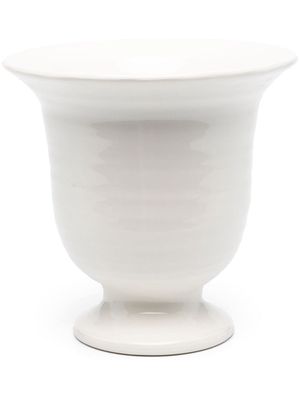 Brunello Cucinelli curved ceramic vase - Neutrals