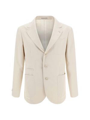 Brunello Cucinelli Deconstructed Jacket With Patch Pockets