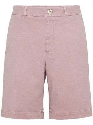 Brunello Cucinelli denim Bermuda shorts - Pink