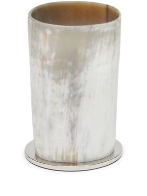 Brunello Cucinelli distressed-finish tall vase - White