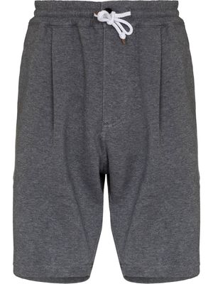 BRUNELLO CUCINELLI drawstring-waist Bermuda shorts - Grey