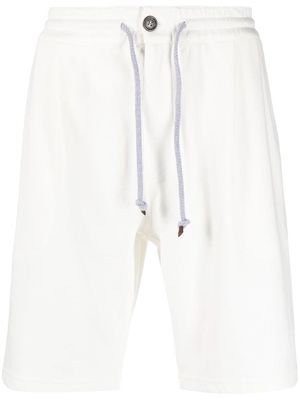 Brunello Cucinelli drawstring-waist shorts - White