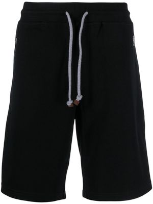 Brunello Cucinelli drawstring-waist track shorts - Black