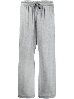 Brunello Cucinelli drawstring wide-leg trousers - Grey