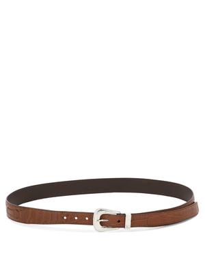 Brunello Cucinelli Embossed Buckle Belt