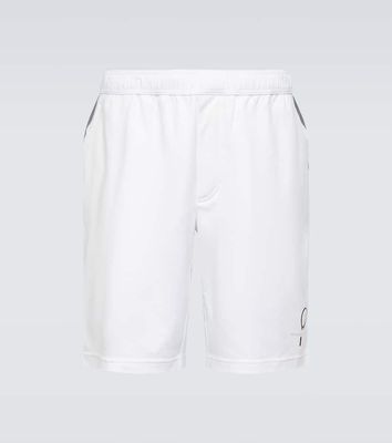 Brunello Cucinelli Embroidered cotton Bermuda shorts