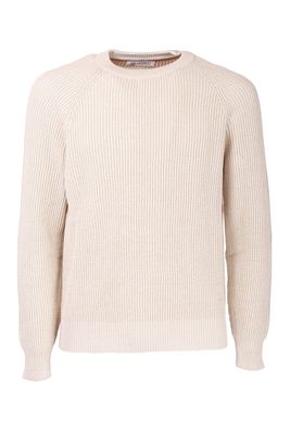 Brunello Cucinelli English rib malfilé cotton sweater