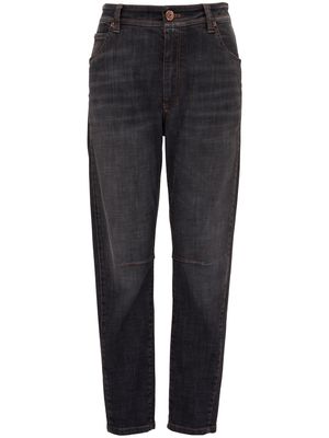 Brunello Cucinelli Equestrian straight-leg jeans - Black