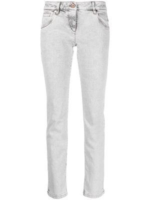 Brunello Cucinelli faded skinny jeans - Grey