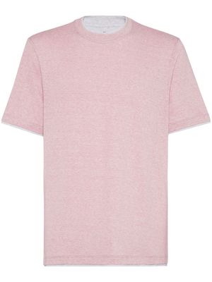 Brunello Cucinelli faux-layered jersey T-shirt