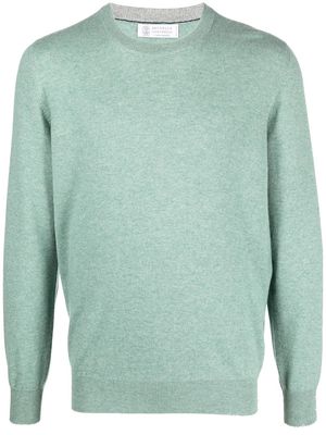 Brunello Cucinelli fine-knit cashmere jumper - Green