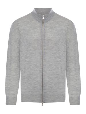 Brunello Cucinelli Full Zip Fine Gauge Cardigan