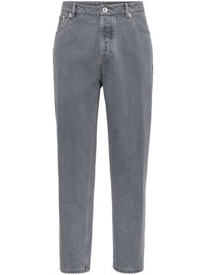 Brunello Cucinelli Grayscale straight-leg jeans - Grey