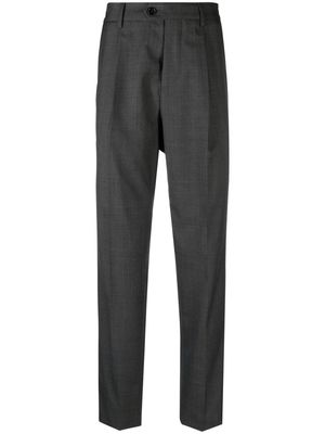 Brunello Cucinelli grisaille-effect wool tailored trousers - Grey