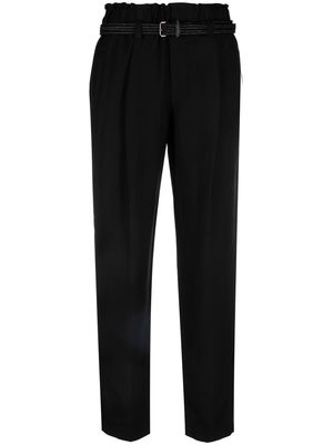 Brunello Cucinelli high-waist cropped trousers - Black