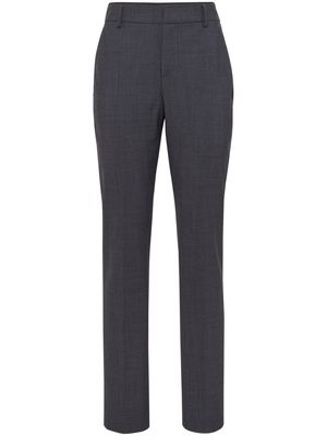 Brunello Cucinelli high-waist tapered-leg trousers - Grey