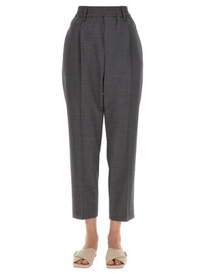 Brunello Cucinelli High-waist Tapered Pants