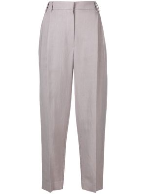 Brunello Cucinelli high-waisted tailored trousers - Purple