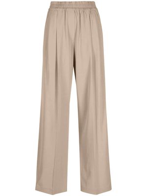 Brunello Cucinelli high waisted trousers - BEIGE