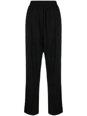 Brunello Cucinelli high-waisted wide leg trousers - Black