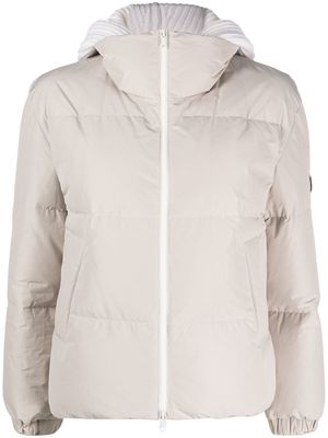 Brunello Cucinelli hooded double-layer puffer jacket - Neutrals