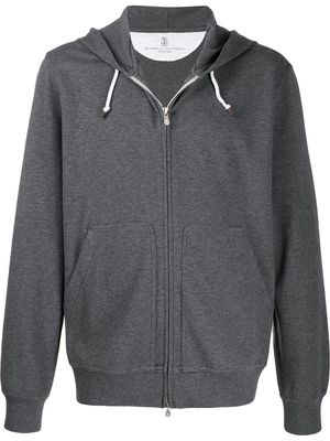 Brunello Cucinelli hooded sweatshirt - GREY