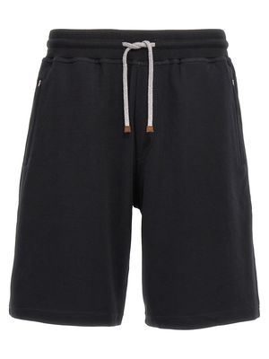 Brunello Cucinelli Jersey Bermuda Shorts