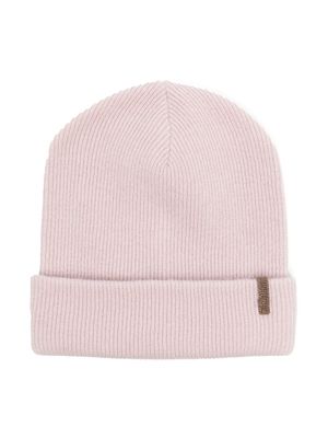 Brunello Cucinelli Kids chain-link detail ribbed-knit beanie - Pink