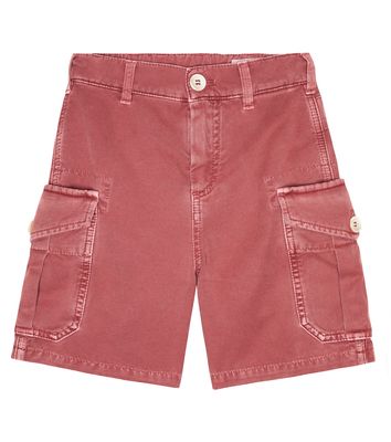 Brunello Cucinelli Kids Cotton Bermuda shorts