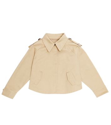 Brunello Cucinelli Kids Cotton gabardine jacket