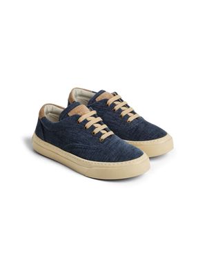 Brunello Cucinelli Kids low-top canvas sneakers - Blue