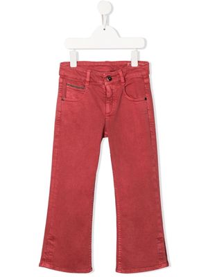 Brunello Cucinelli Kids stonewashed dyed jeans - Pink