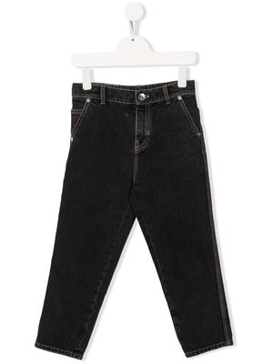 Brunello Cucinelli Kids straight-leg jeans - Grey