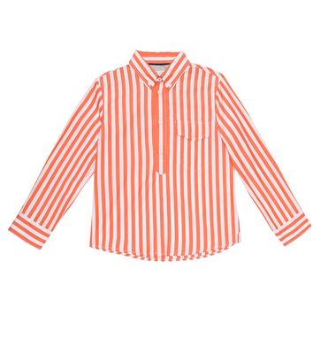 Brunello Cucinelli Kids Striped cotton shirt