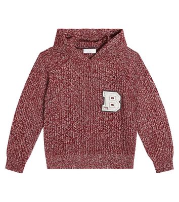Brunello Cucinelli Kids Wool, cashmere, and silk hoodie