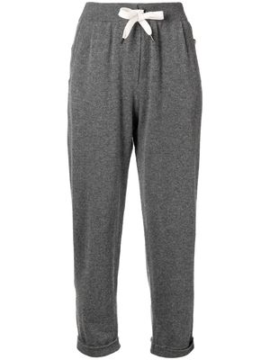 Brunello Cucinelli knitted jogging trousers - Grey
