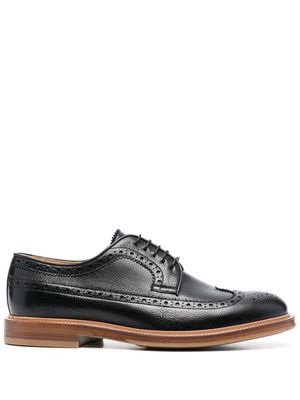 Brunello Cucinelli lace-up leather brogues - Black