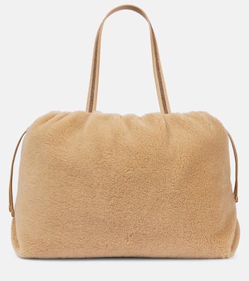 Brunello Cucinelli Large wool cashmere tote bag
