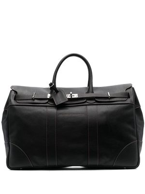 Brunello Cucinelli leather holdall bag - Black