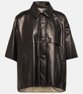 Brunello Cucinelli Leather overshirt