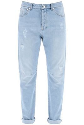 Brunello Cucinelli Leisure Fit Jeans With Tapered Cut