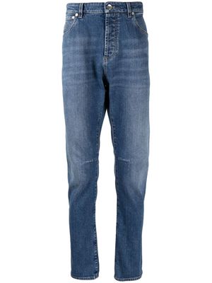 Brunello Cucinelli Leisure-fit straight-leg jeans - Blue