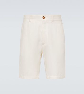 Brunello Cucinelli Linen and wool-blend shorts