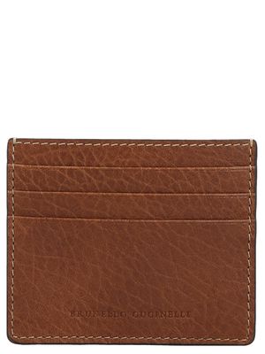 Brunello Cucinelli Logo Card Holder