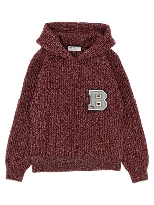 Brunello Cucinelli Logo Hooded Sweater