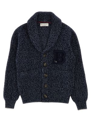 Brunello Cucinelli Logo Patch Cardigan