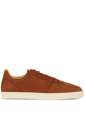 Brunello Cucinelli logo-print lace-up sneakers - MBR