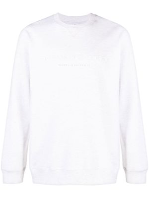 Brunello Cucinelli logo-print sweatshirt - White