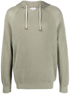 Brunello Cucinelli long-sleeve hoodie - Green